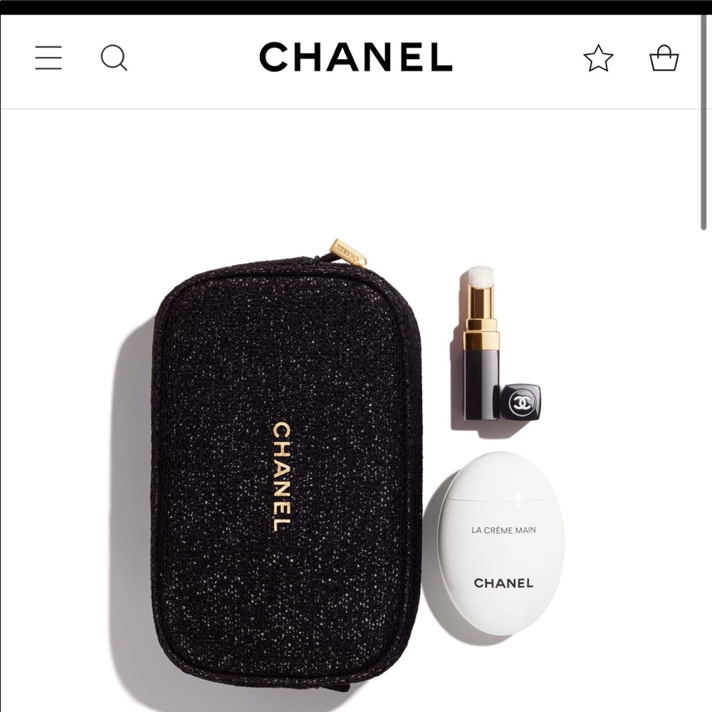 Chanel 2021 holiday moisture must-haves hand and lip set (brand new!)